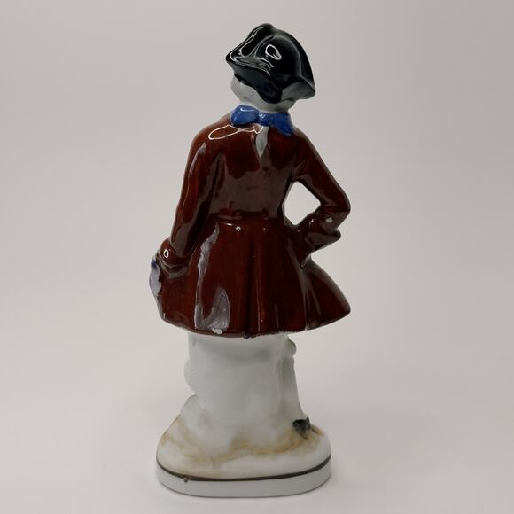 Occupied Japan Figurine 18th Century Man w/Grapes Hand Painted 1945-1952 Vintage - Picture 6 of 11